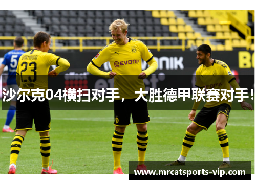 沙尔克04横扫对手，大胜德甲联赛对手！